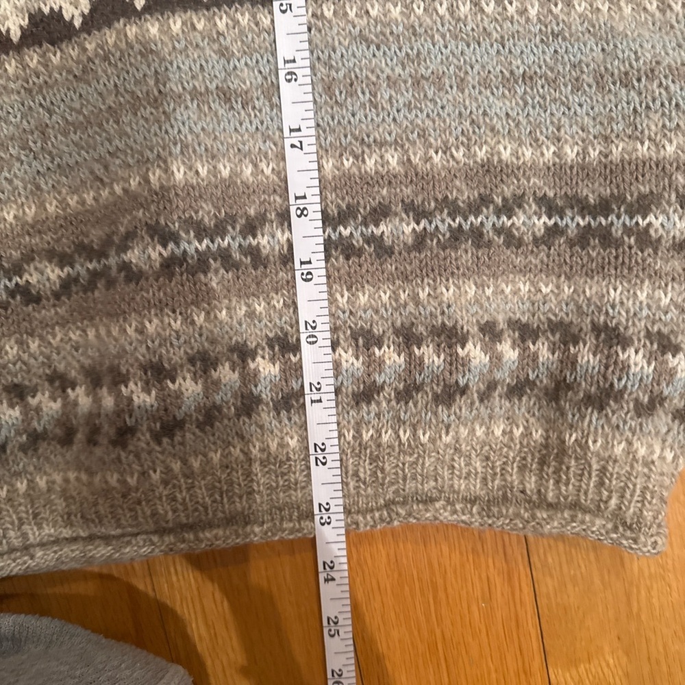 Vintage Woolrich Fair Isle Knit Sweater Cozy Oversized - Picture 4 of 8
